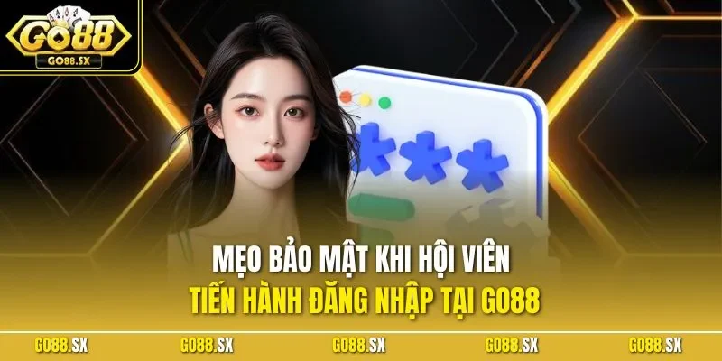 Mẹo bảo mật khi hội viên tiến hành đăng nhập tại GO88